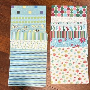 33 Christmas holiday 12x12 scrapbook papers